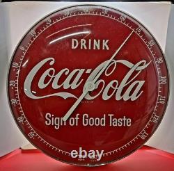 1960s Coca-Cola Drink Coca-Cola Red Thermometer