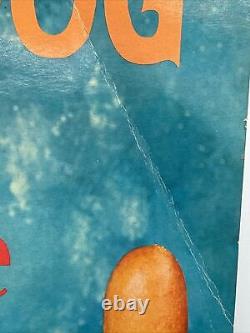 1960s Coca Cola Sign Coke & Corndog Astronaut Rocketship Space Age