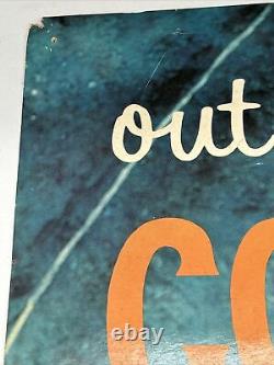 1960s Coca Cola Sign Coke & Corndog Astronaut Rocketship Space Age