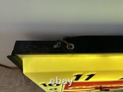 1960s ENJOY COCA COLA 36 X 36 Large Advertising CLOCK ILLUMINATED DIAL SIGN