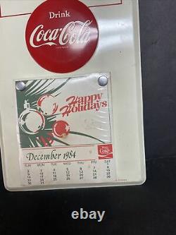 1964 COCA-COLA Tin CALENDAR SIGN