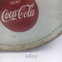 1964 Vintage Original Coca Cola Thermometer Sign