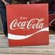 1970's VINTAGE Metal Enjoy Coca Cola Advertising Swoosh Sign 36 X 36