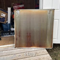 1970's VINTAGE Metal Enjoy Coca Cola Advertising Swoosh Sign 36 X 36