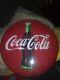 1990 16×16 Metal Button Collectors Coca Cola Sign