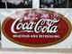 1990s Drink Coca-Cola Metal Tin Advertising Sign 29 x 16in