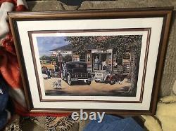 1993 Coca Cola Limited Edition Fine Art Print Signed Pamela C. Renfroe 252 /1500