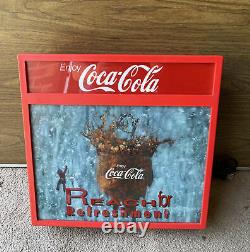 1993 Coca-Cola Motion Light-Up Sign