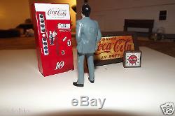 1/24 & 1/25 Coca Cola Weathered building Sign and Coke Clock Diorama