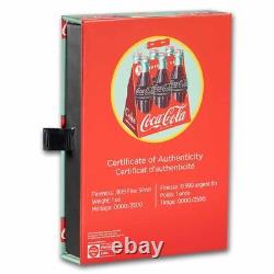 2024 Coca-Cola 1930s Vintage Shaped Sign 1 oz Silver Medal