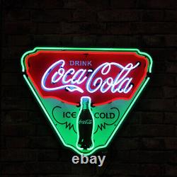 20 Coca Cola Ice Cold Neon Sign Bar Visual Decor With HD Vivid Printing Z009