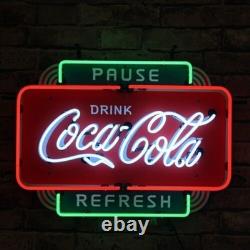 20 Coca Cola Pause Drink Refresh Coke Neon Sign Light Lamp HD Vivid Printing MS