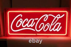 20x10 Coca Cola Acrylic Box Neon Sign Light Lamp Wall Beer Room QL