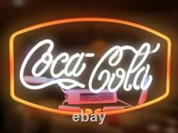 20x16 Coca Cola Acrylic Neon Sign Light Lamp Display Wall Glass Room Bar QL
