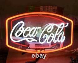 20x16 Coca Cola Acrylic Neon Sign Light Lamp Display Wall Glass Room Bar QL