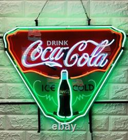 20x16 Coca Cola Neon Sign With HD Vivid Printing Beer Bar Visual Artwork L337