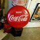 24 Coca Cola Button Sign Original