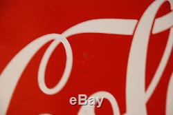 24 Red Enamel Vintage Drink Coca Cola Button Sign