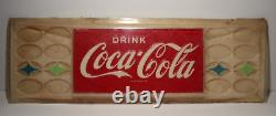 25 Large 1950s Vintage Coca Cola Sign Vintage Mid Century Modern Sign MCM Coke