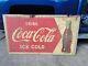 32x56 Vintage Coca-Cola Bottle Sign A. A. W. 10-54 Coke