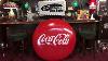 48 Porcelain Coke Coca Cola Button Retail Store Sign For Sale 1 195