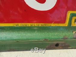 4x5 feet extremely desirable 1932 antq. Drug Store Porcelain Coke Sign Coca Cola