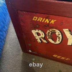 50x20 Drink Royal Crown Cola Best By Taste- Test Tin Sign With Frame