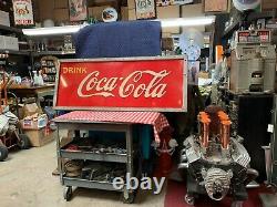 60 COKE Coca-Cola Tin Advertising Sign Watch Video