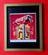 AIDAN FLUX Hand Signed Original Print Framed LtdEd of 69 COA COCA COLA LOVE