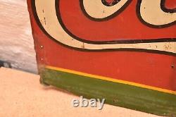 ANTIQUE 1939 COCA COLA Metal SIGN SODA General Store ADVERTISING Original 39x19