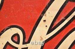 ANTIQUE 1939 COCA COLA Metal SIGN SODA General Store ADVERTISING Original 39x19