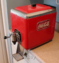ANTIQUE VINTAGE Art Deco Multiplex Outboard Coca Cola Soda Fountain Dispenser
