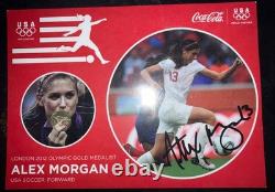 Alex Morgan Olympics London 2012 Gold Medalist Coca-Cola Signed
