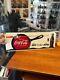 Ande Rooney Porcelain Sign Coca-Cola Coke Take Coke Along Fishing Rod