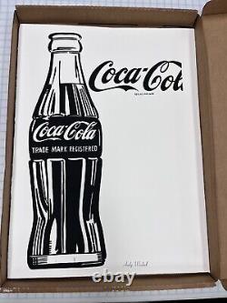 Andy Warhol Coca-Cola 3 Screen print, Signed Ltd. Ed Numbered series 1962 NYC