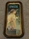 Antique 1916 Drink Coca-Cola Soda Elaine Advertising Tin Lithograph Tray Orig