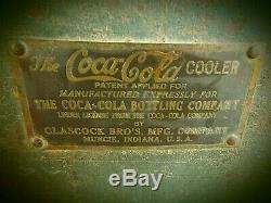 Antique 1930's General Store Coke Cooler- Gorgeous Original Condition