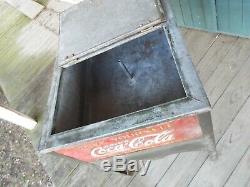 Antique 1930's General Store Coke Cooler- Gorgeous Original Condition