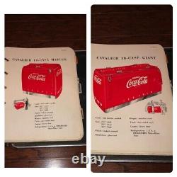 Antique 1940s Marshall TX Texas Coca Cola FULL Salesman Binder Coke Machines Etc