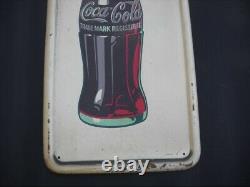 Antique 5¢ Coca Cola Refresh Yourself 1923 Sign Vintage Retro 5-cent Coke