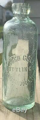 Antique Beautiful Coca Cola Hutchinson Bottle Chattanooga, Tenn. Very Scarce