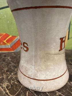 Antique C. 1900 Hires Root Beer Porcelain Soda Dispenser Sign Coke 7up Pepsi Dp