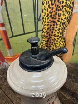 Antique C. 1900 Hires Root Beer Porcelain Soda Dispenser Sign Coke 7up Pepsi Dp