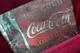 Antique Coca Cola Coke Tin Sign Embossed 1930's Survovor Soda Advertising