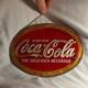 Antique Coca-Cola Stained Glass Sign The Delicious Beverage 1950s
