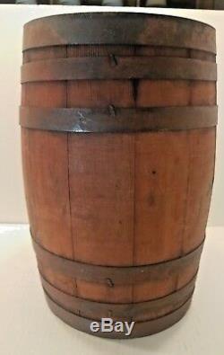 Antique Coca-Cola Syrup Wooden 5 Gallon Barrel with Original Paper Label & Tap
