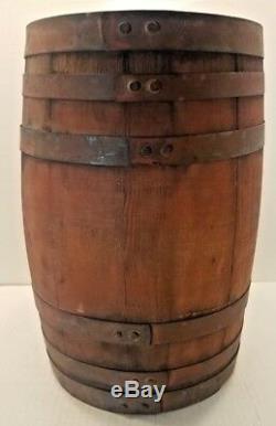 Antique Coca-Cola Syrup Wooden 5 Gallon Barrel with Original Paper Label & Tap