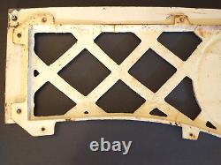 Antique Coke Cola Cast Iron Sign Soda Fountain Bench Back Pre War Advertising