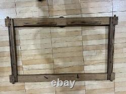 Antique KAY Coca-Cola Wooden Advertising Frame 1940s 1950s Horizontal Gold