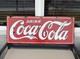 Antique Porcelain Coca-Cola Sign Bonnie And Clyde Special With Bullet Holes